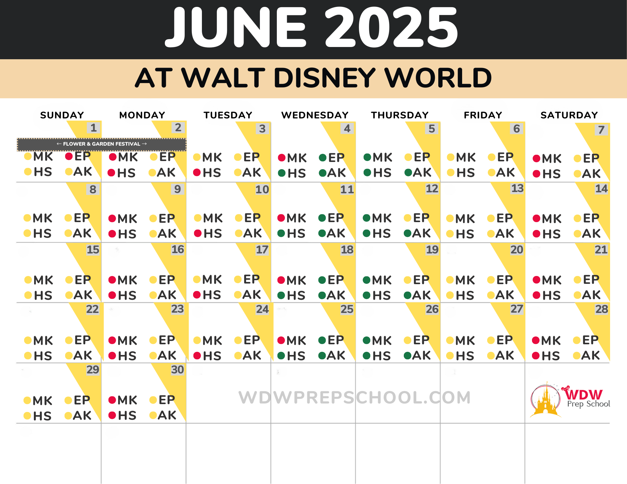 2025 U0026 2026 Disney World Crowd Calendar best Times To Go 
