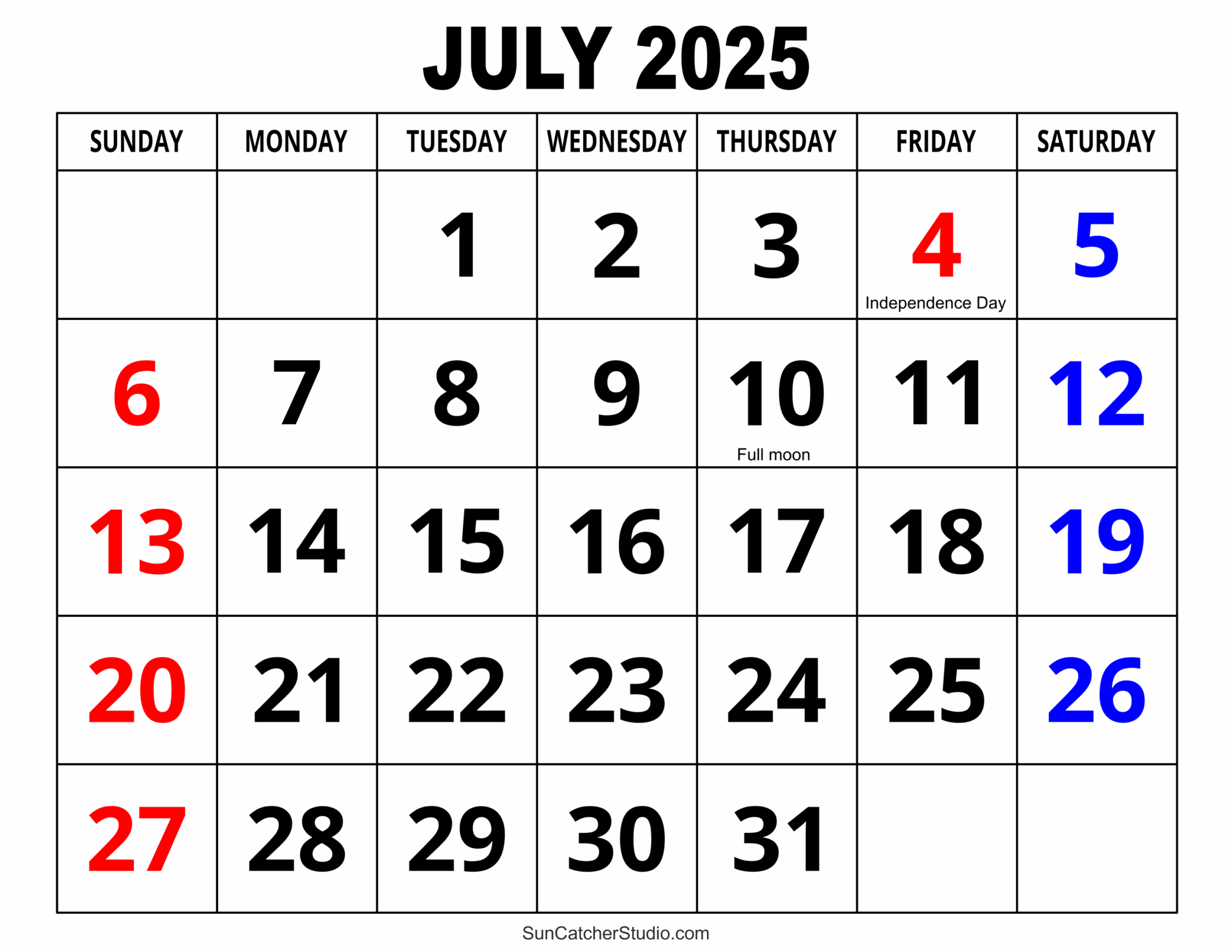 July 2025 Calendar Free Printable Free Printables Monograms 