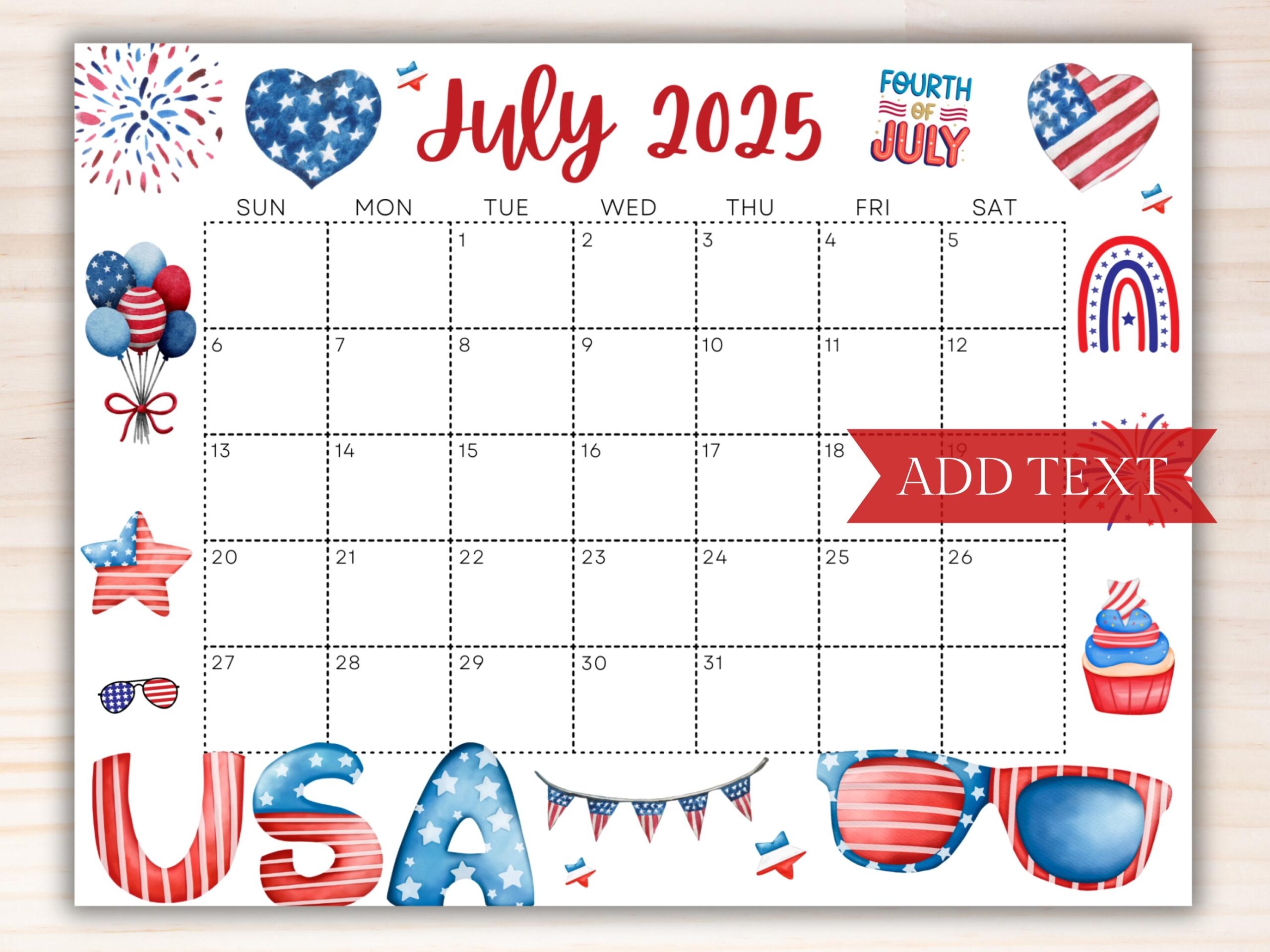 Fun July 2025 Calendar