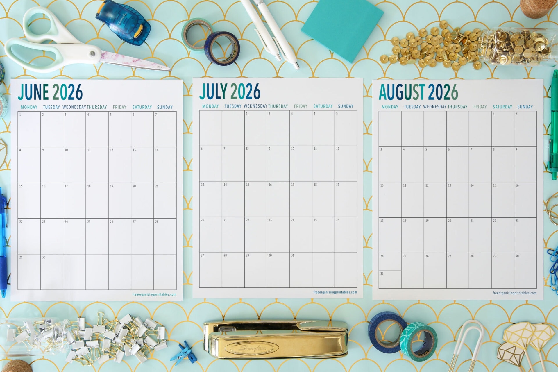 15 Free Printable Calendars To Help Maximize Your Time