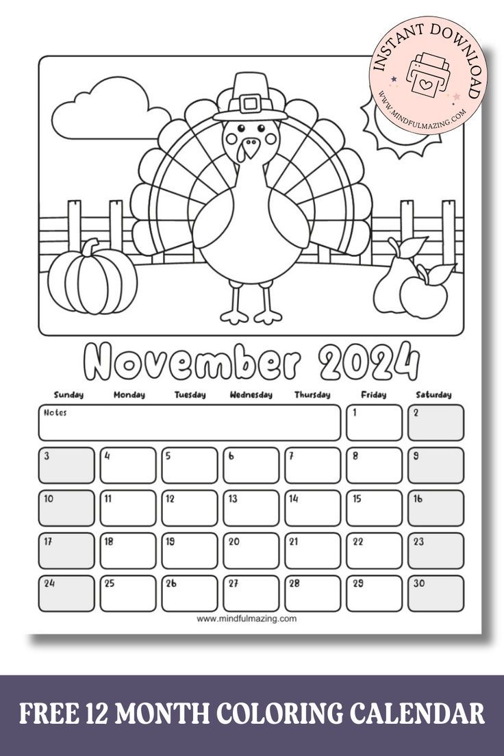 2024 Free Printable Calendars For Kids