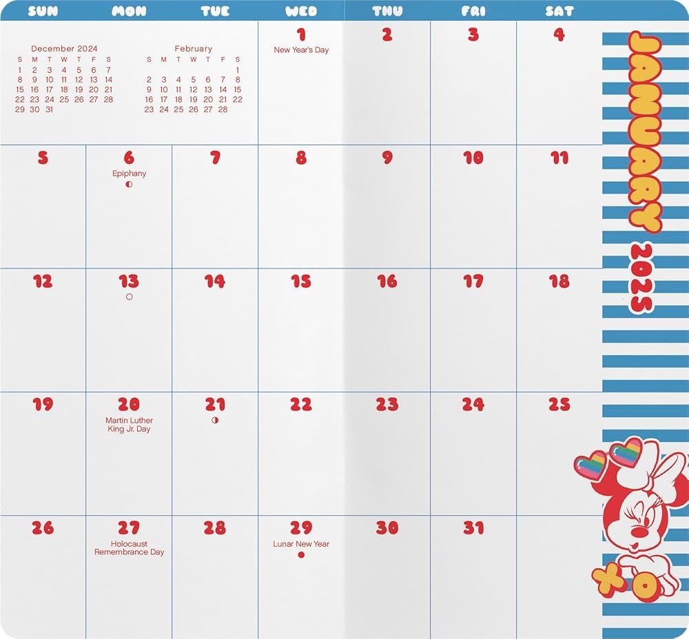 2025 2026 Disney Minnie Mouse Pocket Planner Trends 
