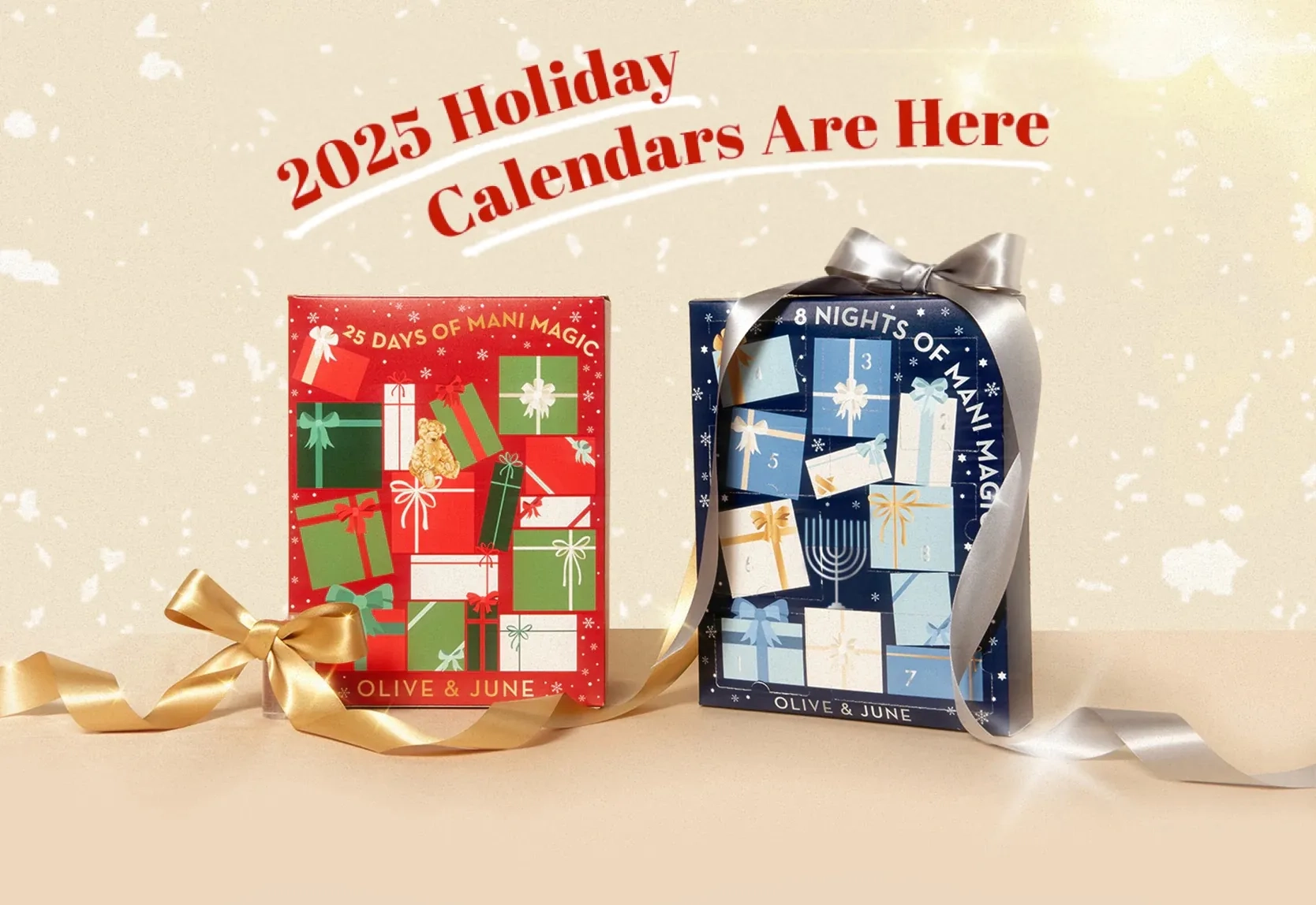 2025 Olive amp June Advent Calendars Festive And Fabulous Manis 