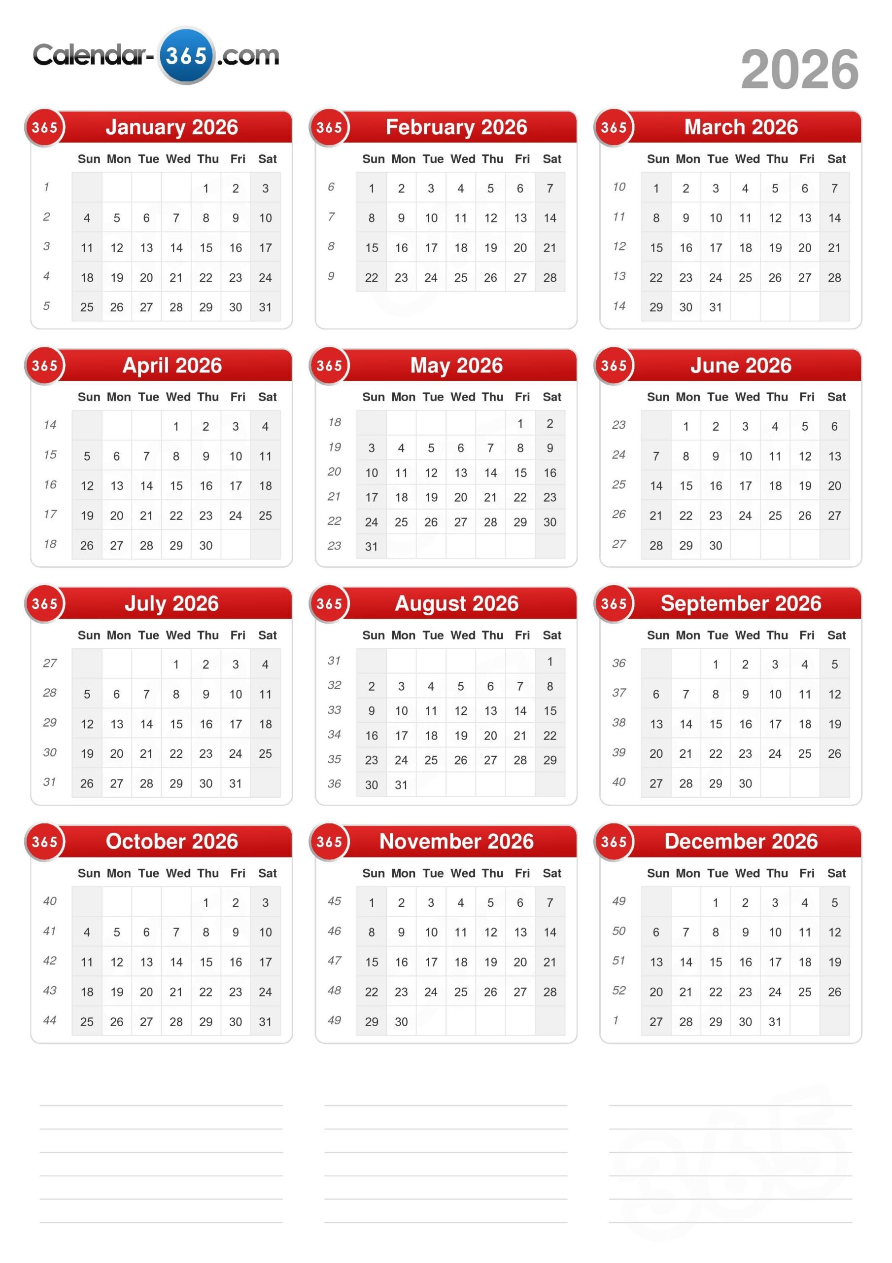 Show Me A July 2026 Calendar