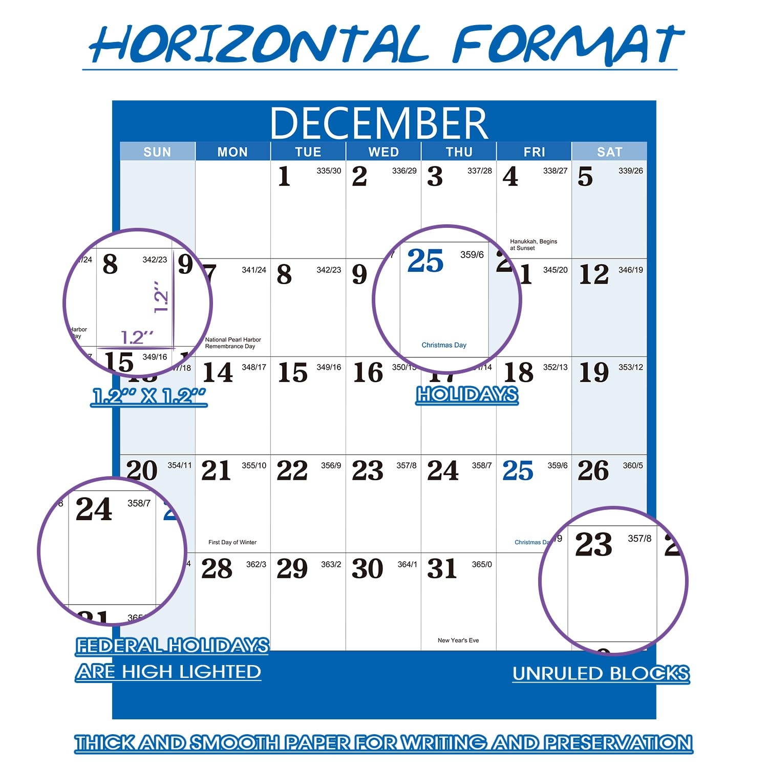 2026 Calendar 12 Month 2026 Wall Calendar DEC 2026 14 8 X 