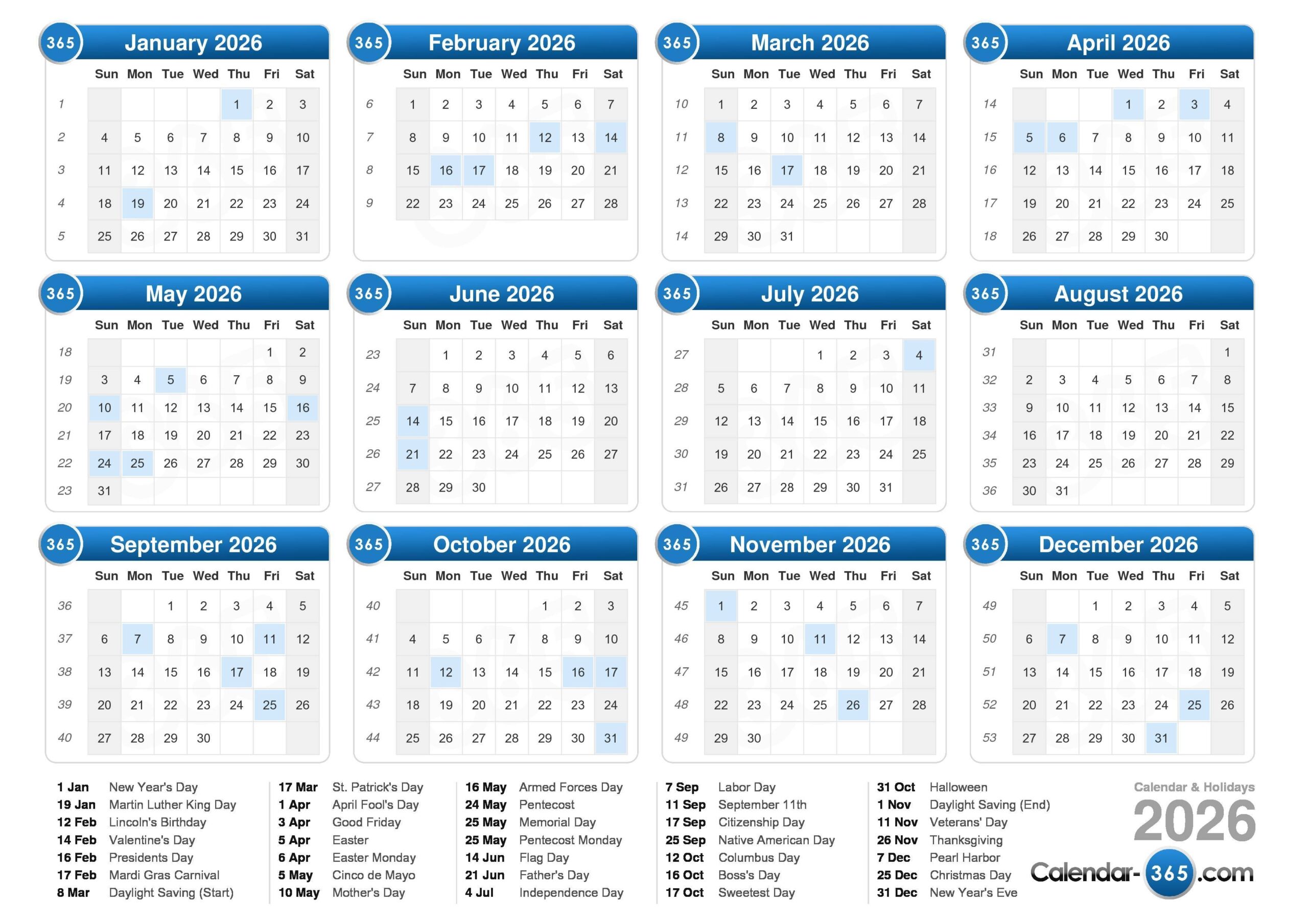 December 2026n Printable Calendar December 2026n Printable Calendar
