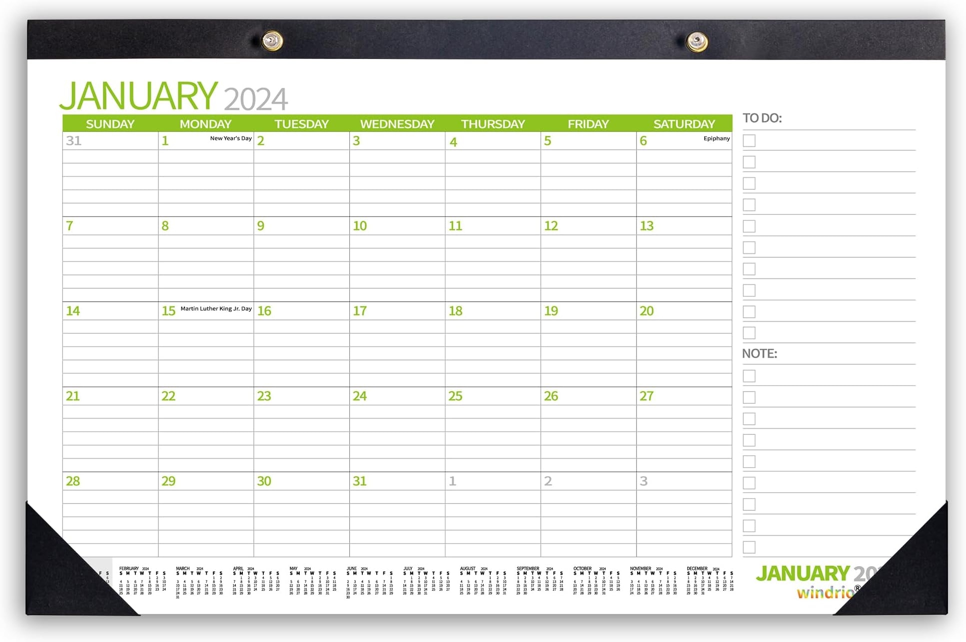July To December 2026 Calendar Printable