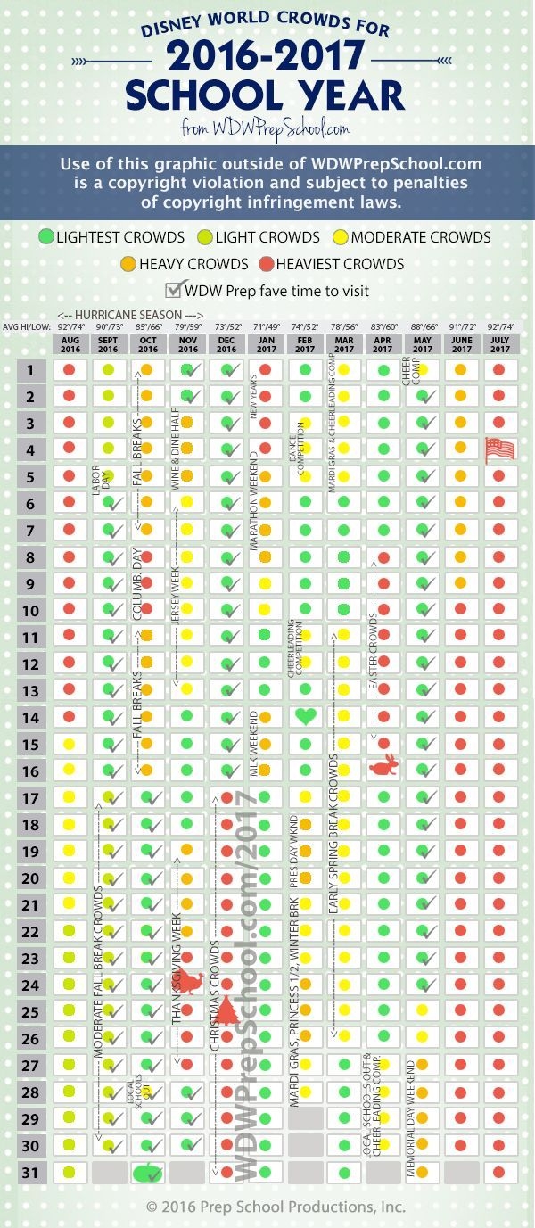 2026 Disney World Crowd Calendar best Times To Go 