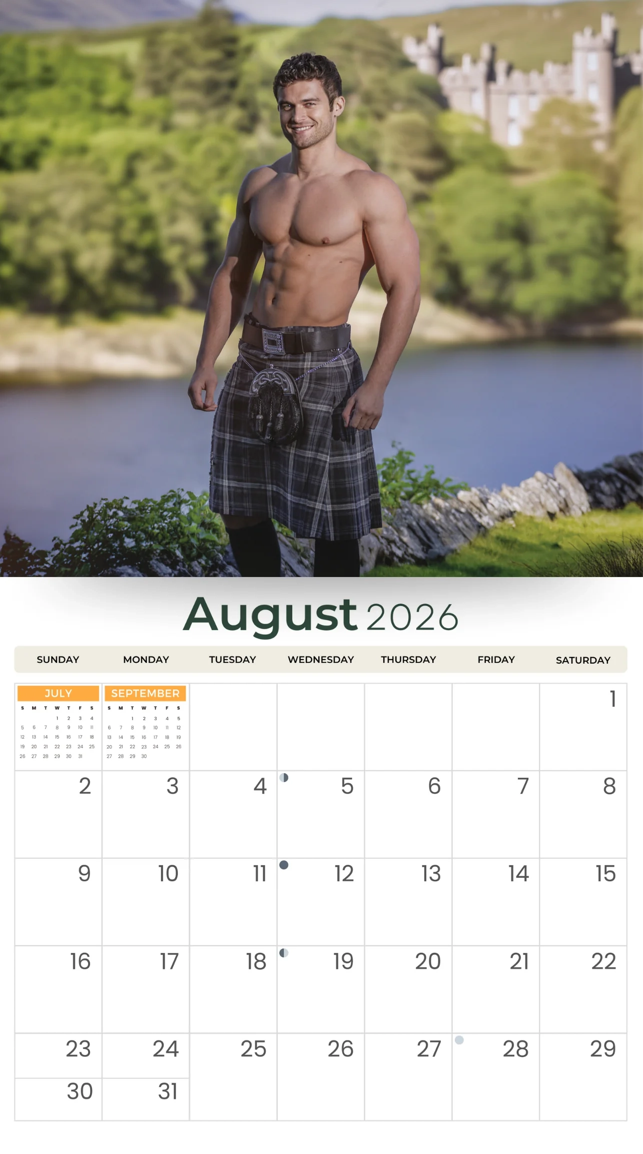 2026 Firefighters Deluxe Wall Calendar