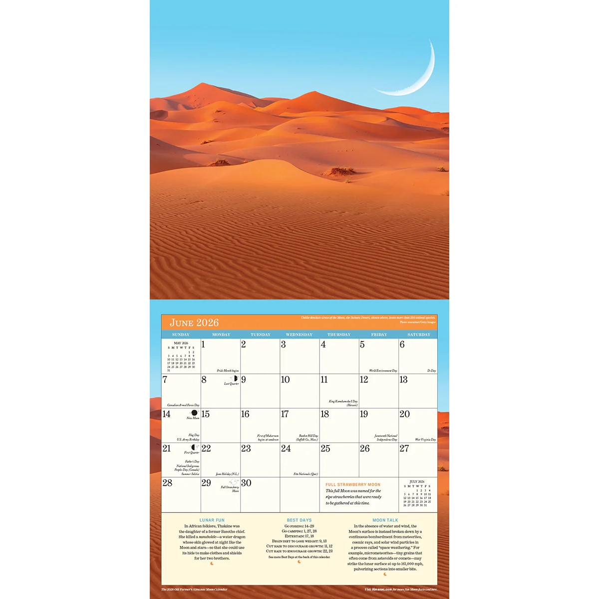 2026 Moon Calendar
