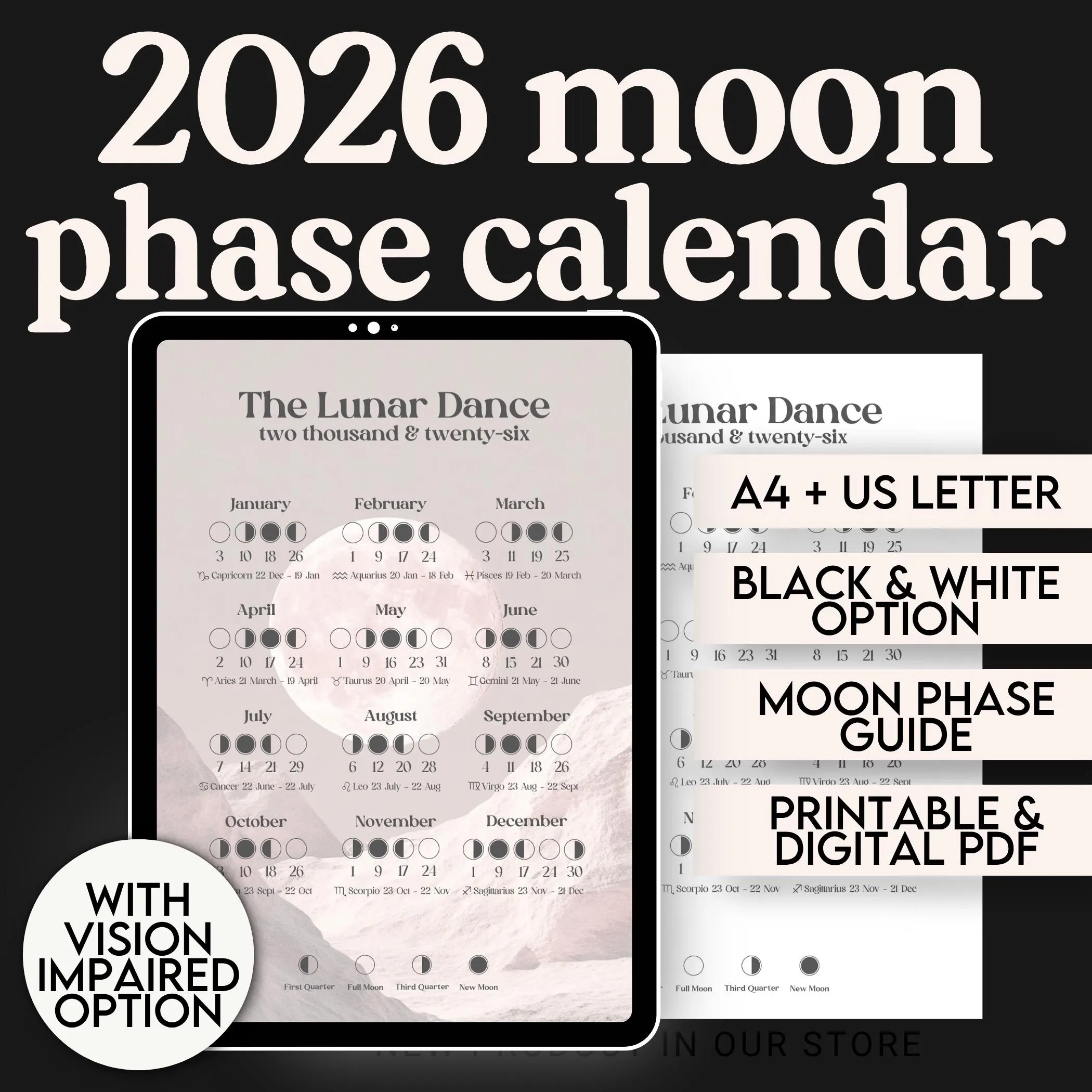June Moon Calendar 2026