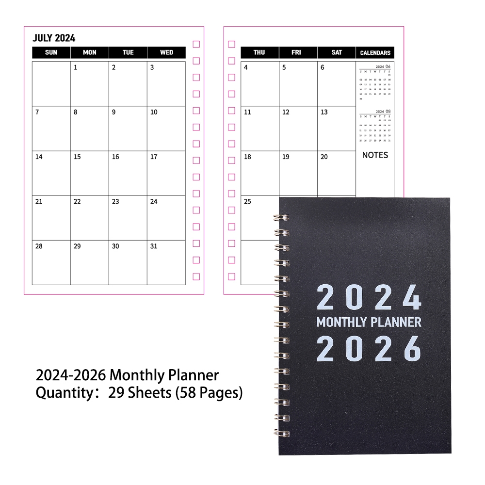 2026 Organizer With Tabs 2026 Monthly Planner 12 Month Calendar 