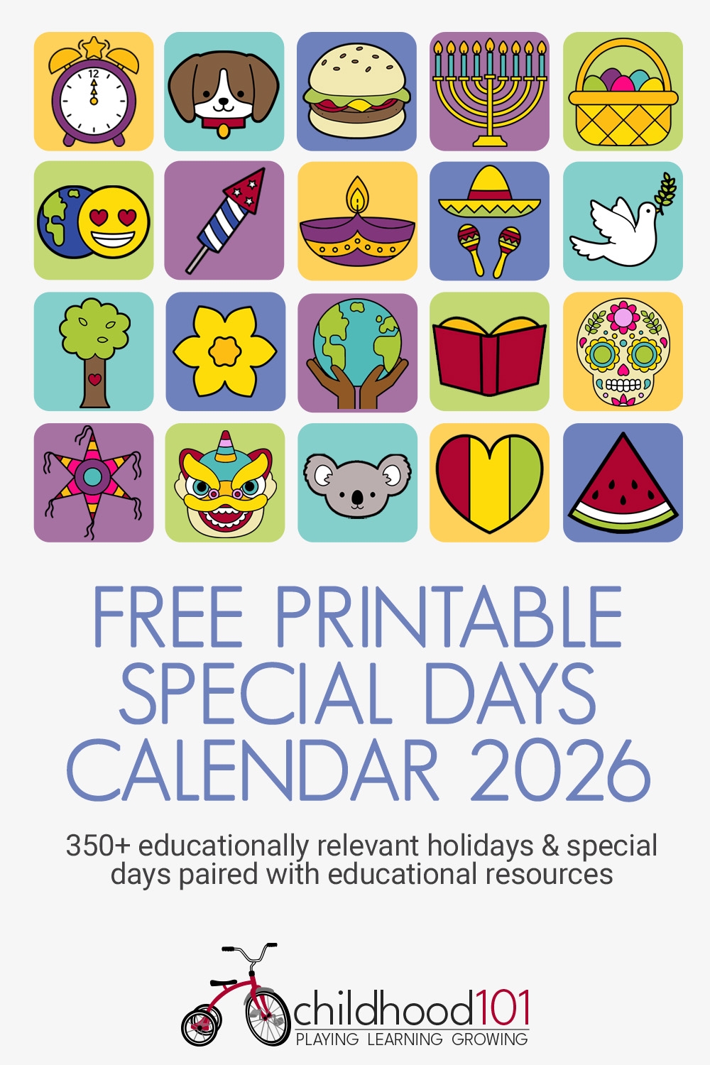 2026 Special Days amp Holidays Calendar With Classroom Activities