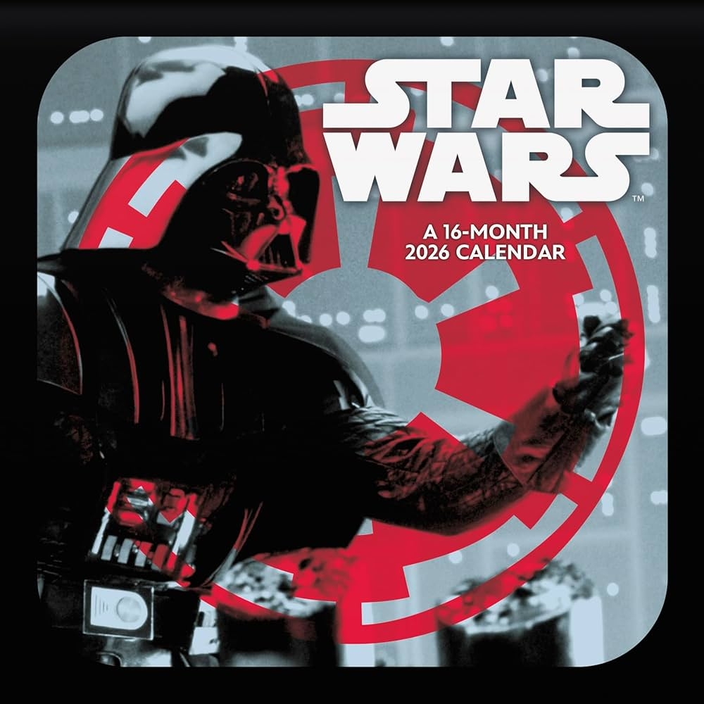2026 Star Wars Wall Calendar Trends International 0057668279958 