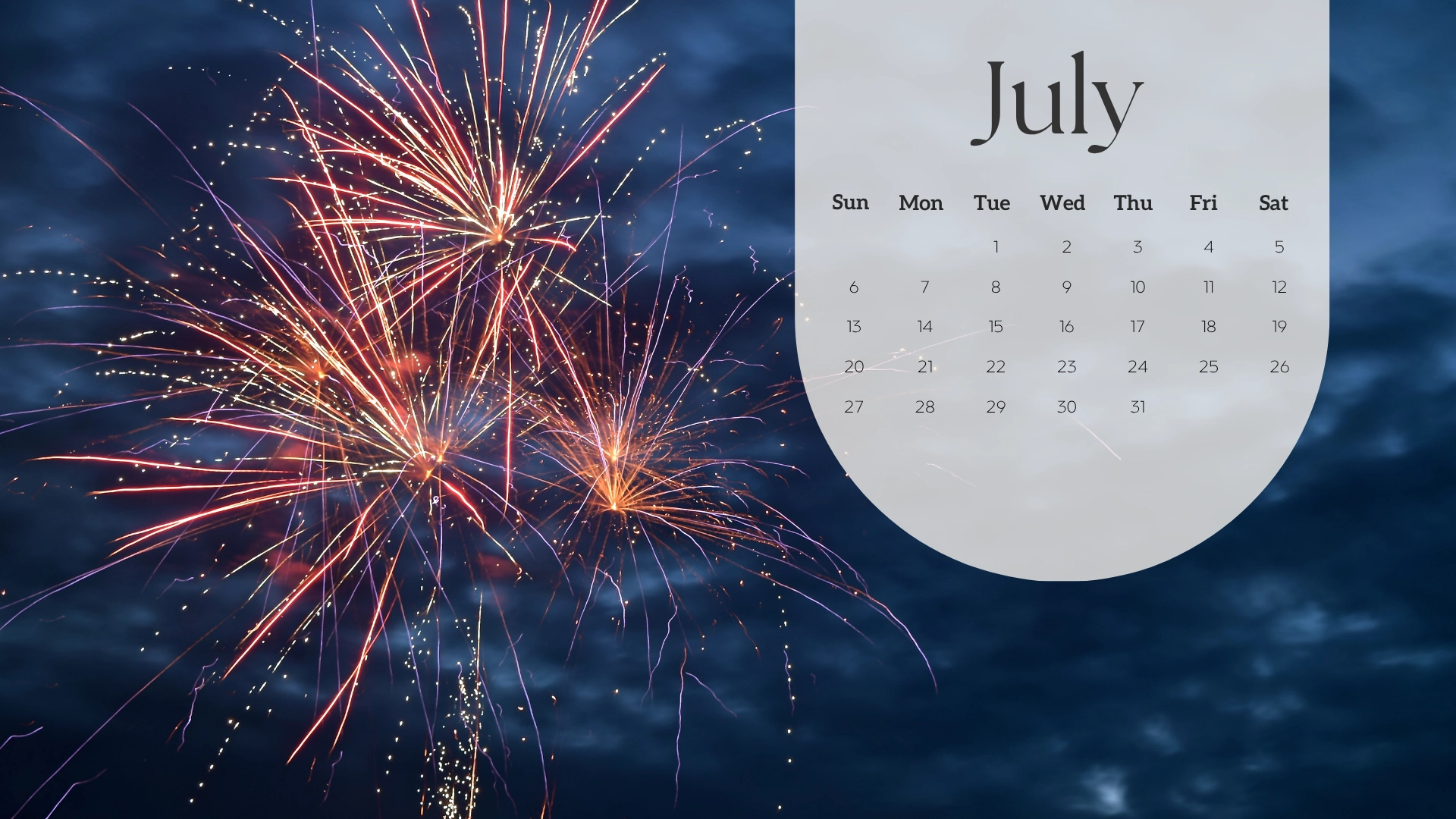 25 Free July 2025 Desktop Calendar Backgrounds EASY DOWNLOAD 