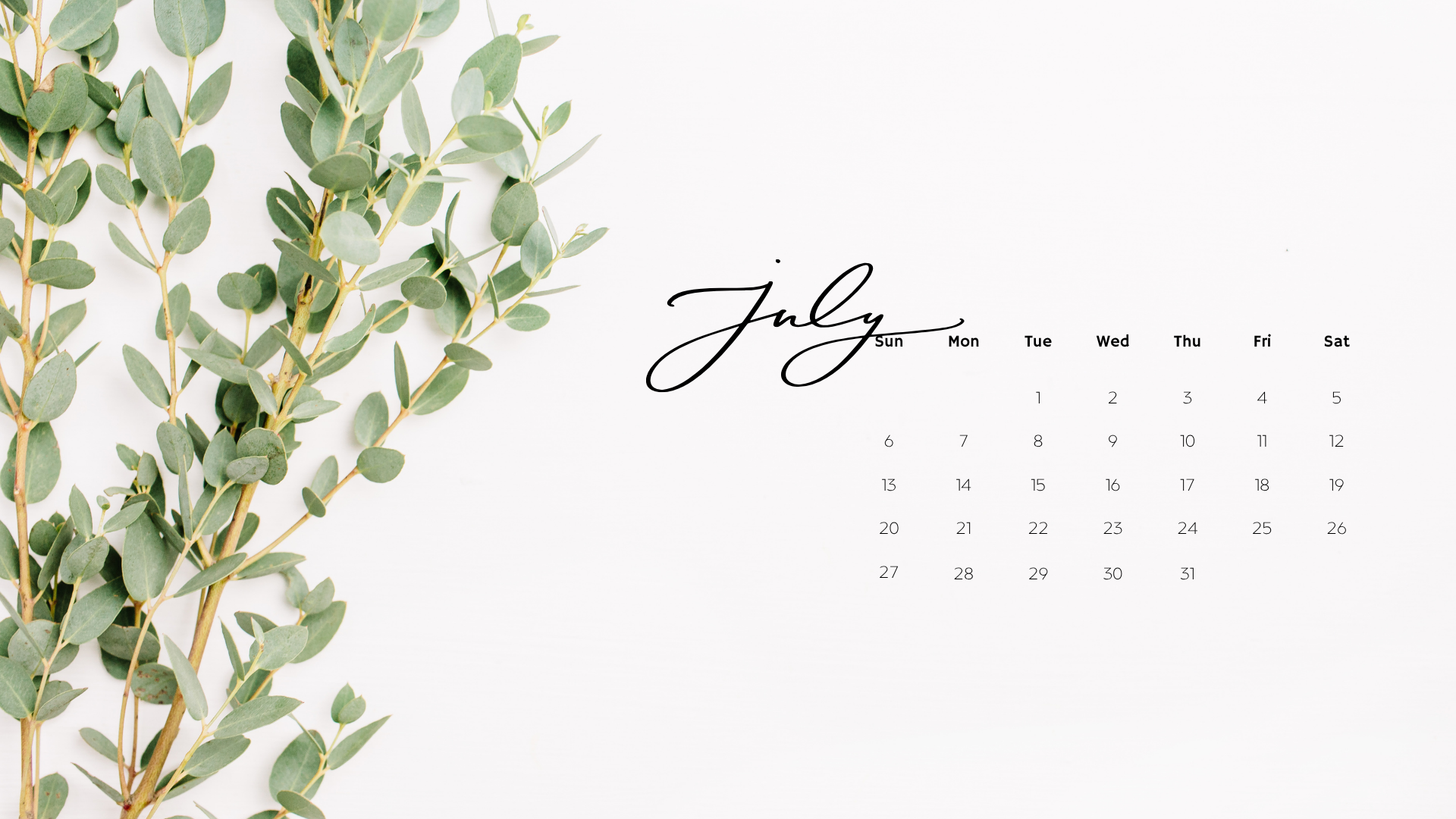 25 Free July 2025 Desktop Calendar Backgrounds EASY DOWNLOAD 