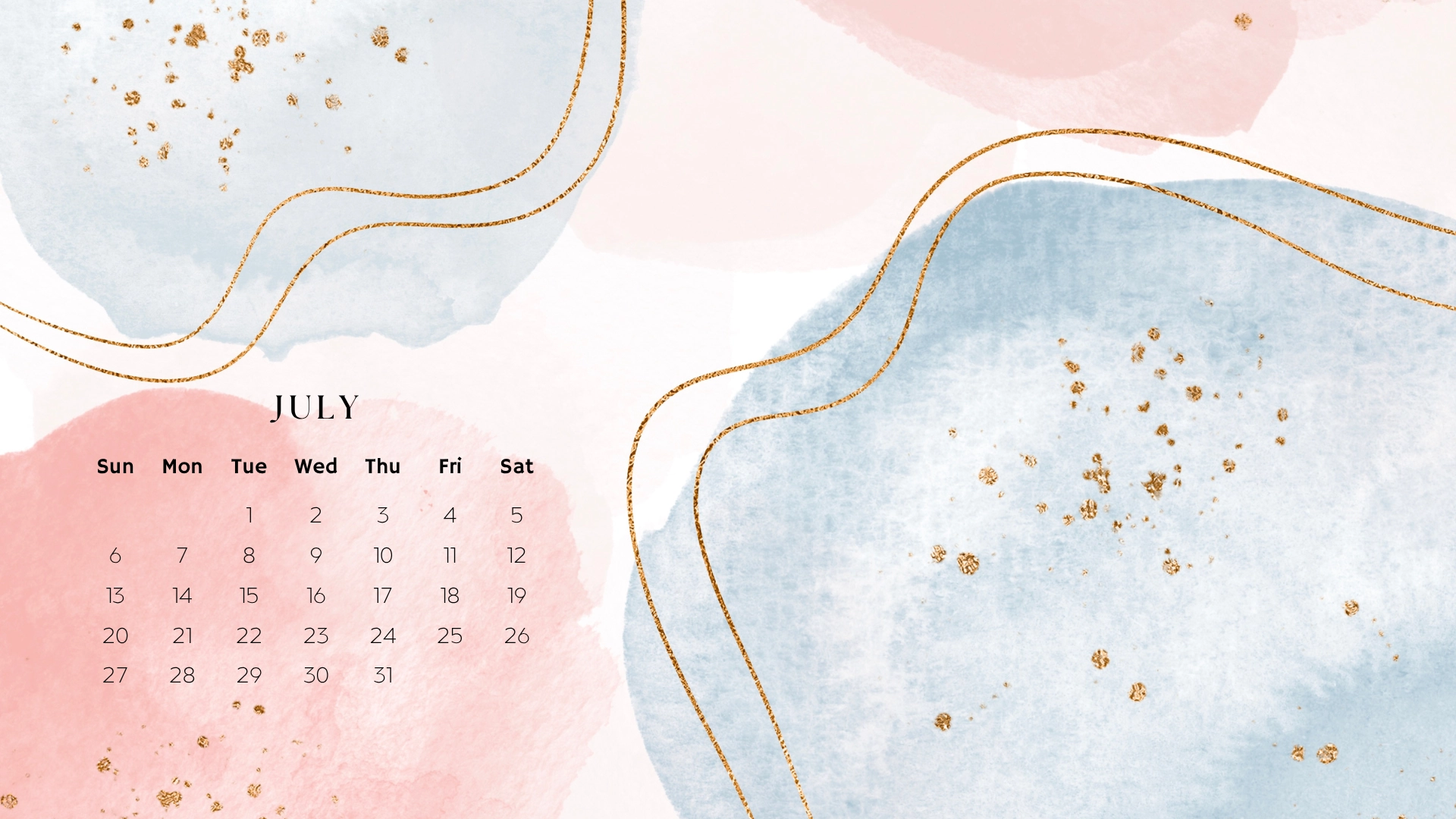 25 Free July 2025 Desktop Calendar Backgrounds EASY DOWNLOAD 