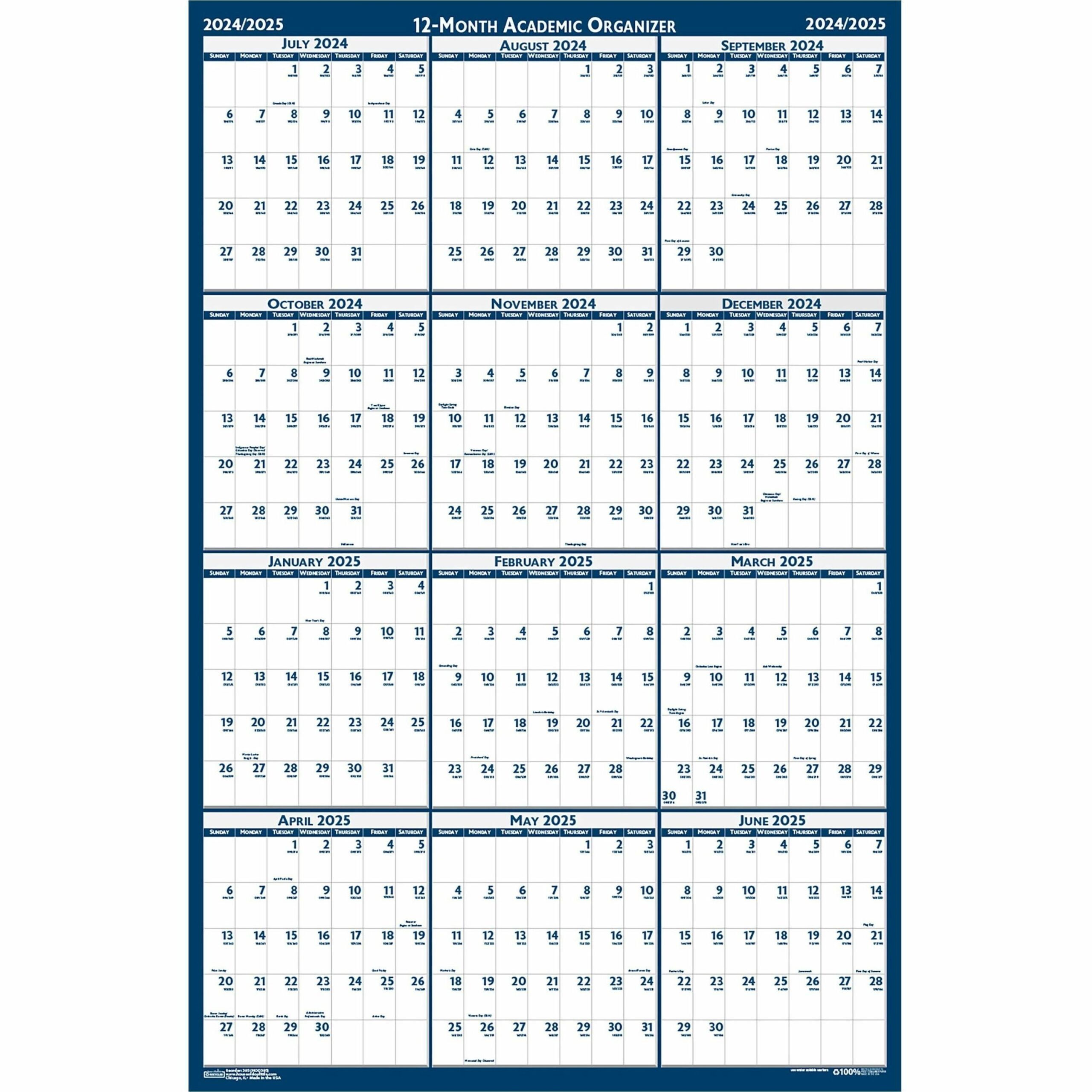 Printable Calendar July 2025 To June 2026