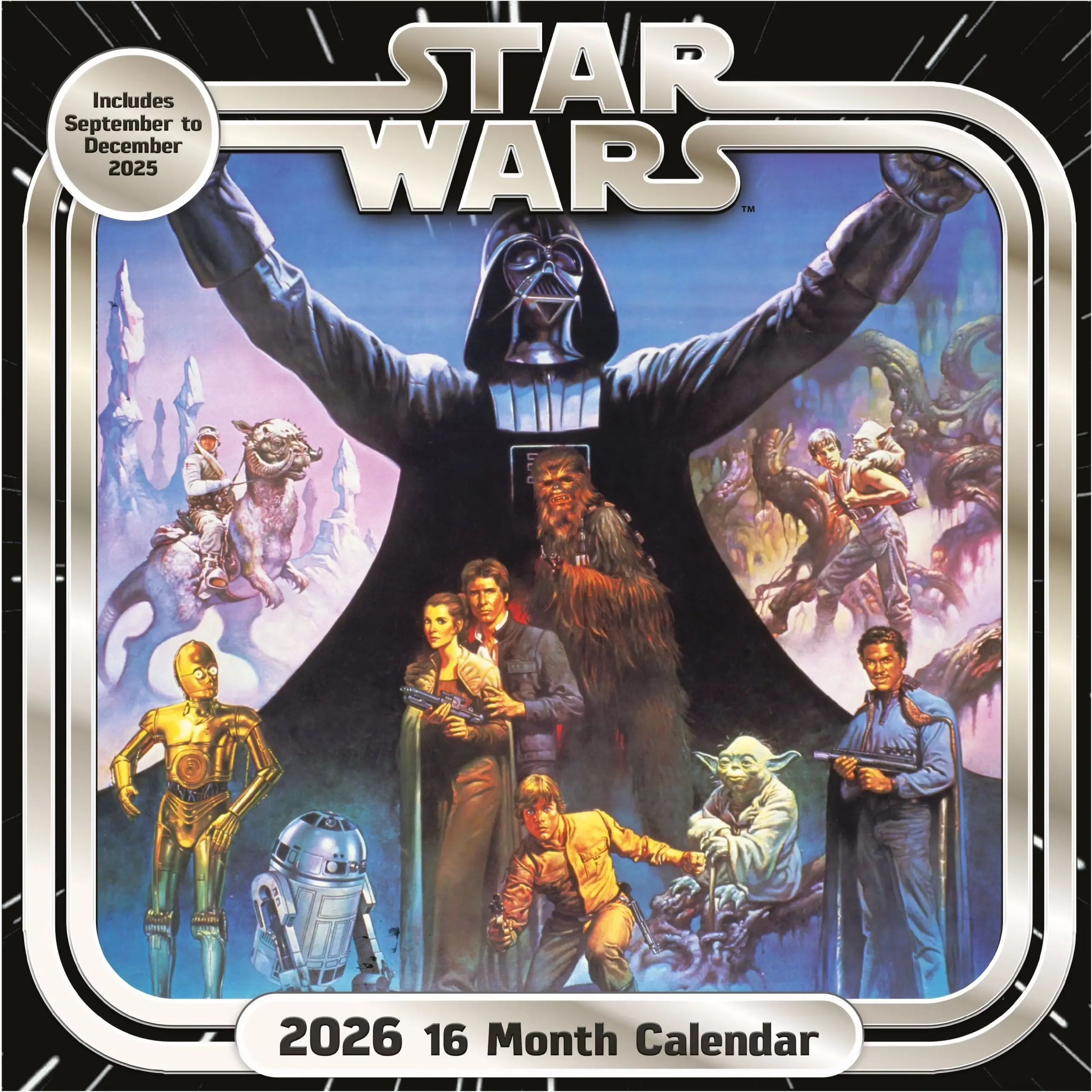 Printable December 2026 Calendar Star Wars