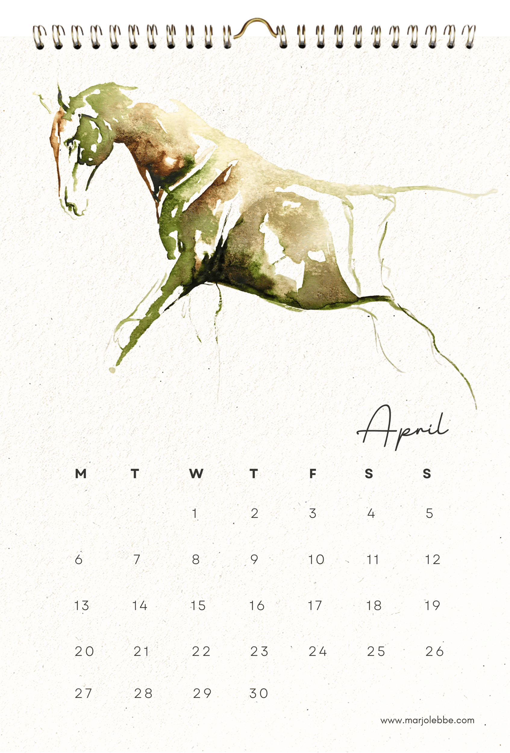 Calendar 2026 Marjo Lebbe
