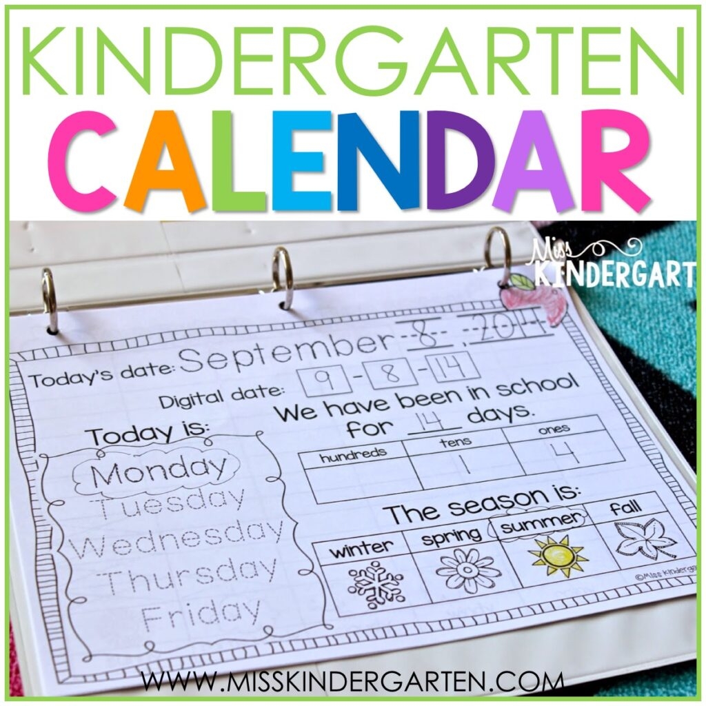 Miss Kindergarten Printable Calendars November 2026