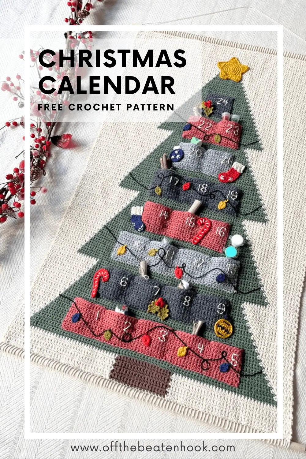 Crochet Advent Calendar Free Pattern Video Tutorial
