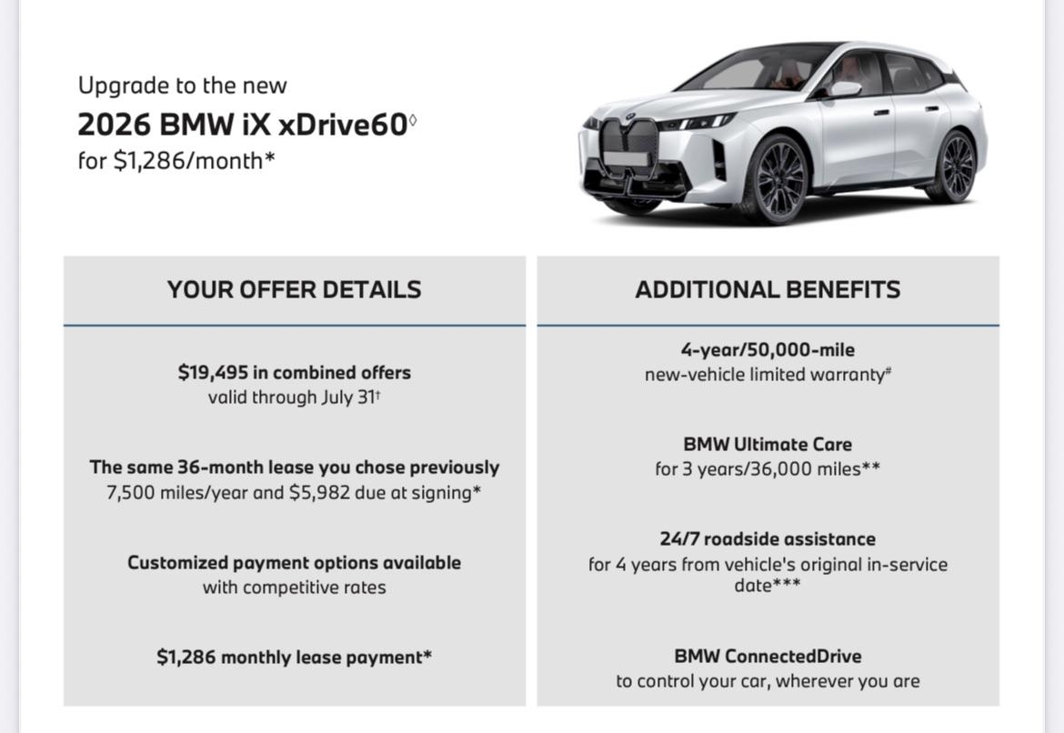 July 2026 Calendar Lease Deals