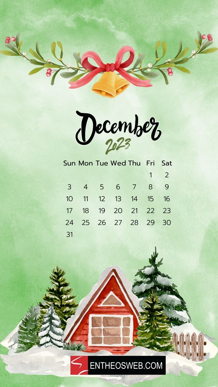 December Calendar Printable Pinterest