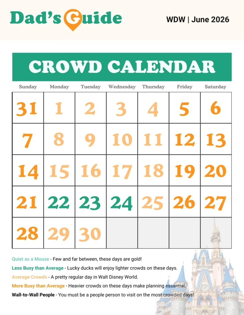 Disney World Crowd Calendars 2025 DadsGuidetoWDW