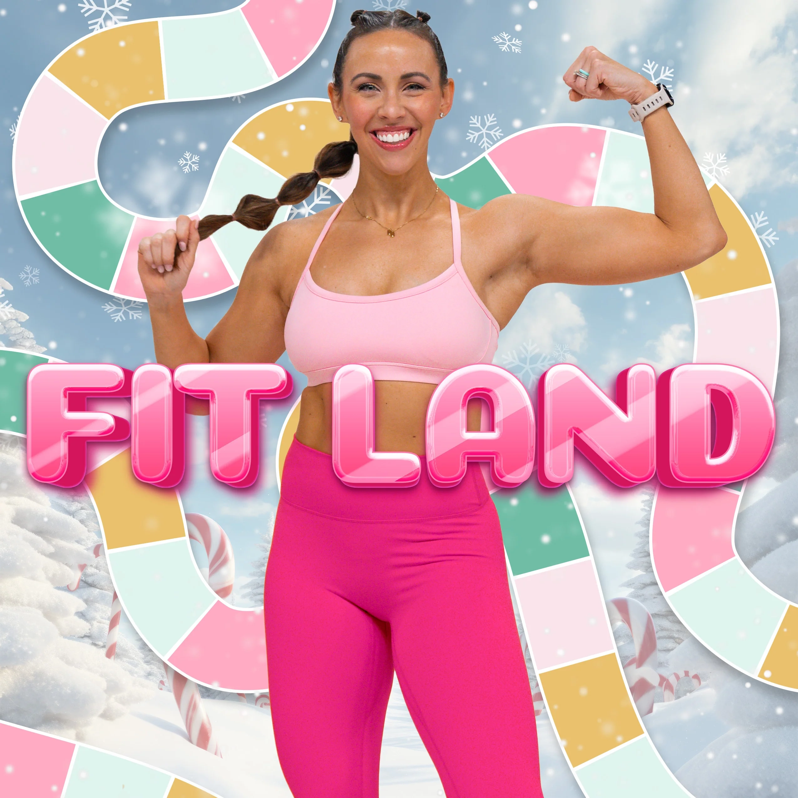 FIT LAND December 2025 Workout amp Stretch Program Calendar 