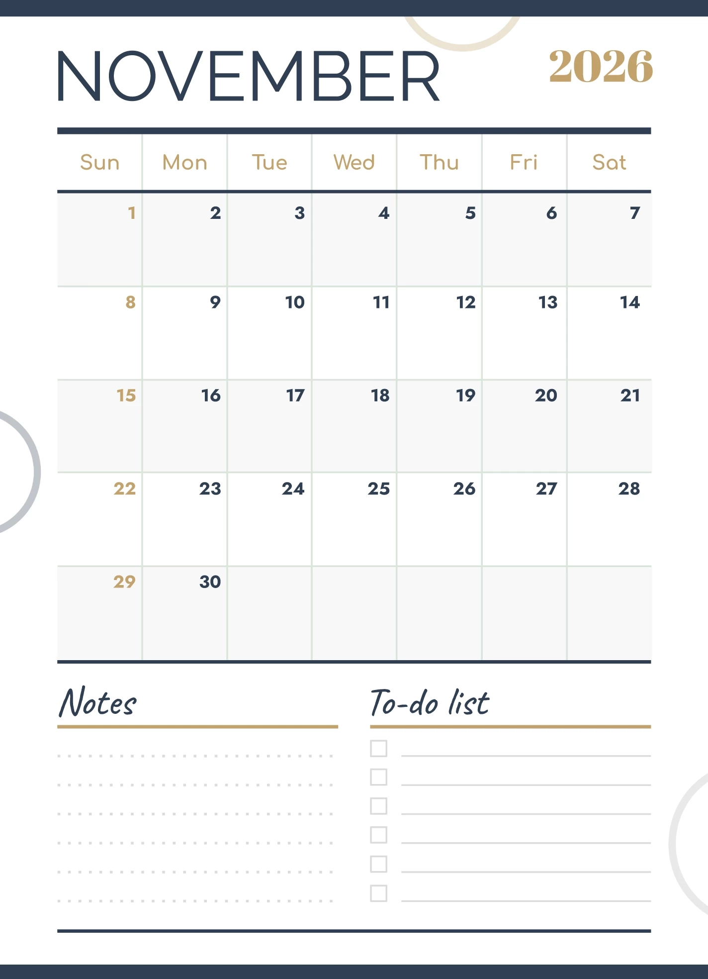Free Calendar Google Docs Templates Page 2 Of 3 Gdoc io