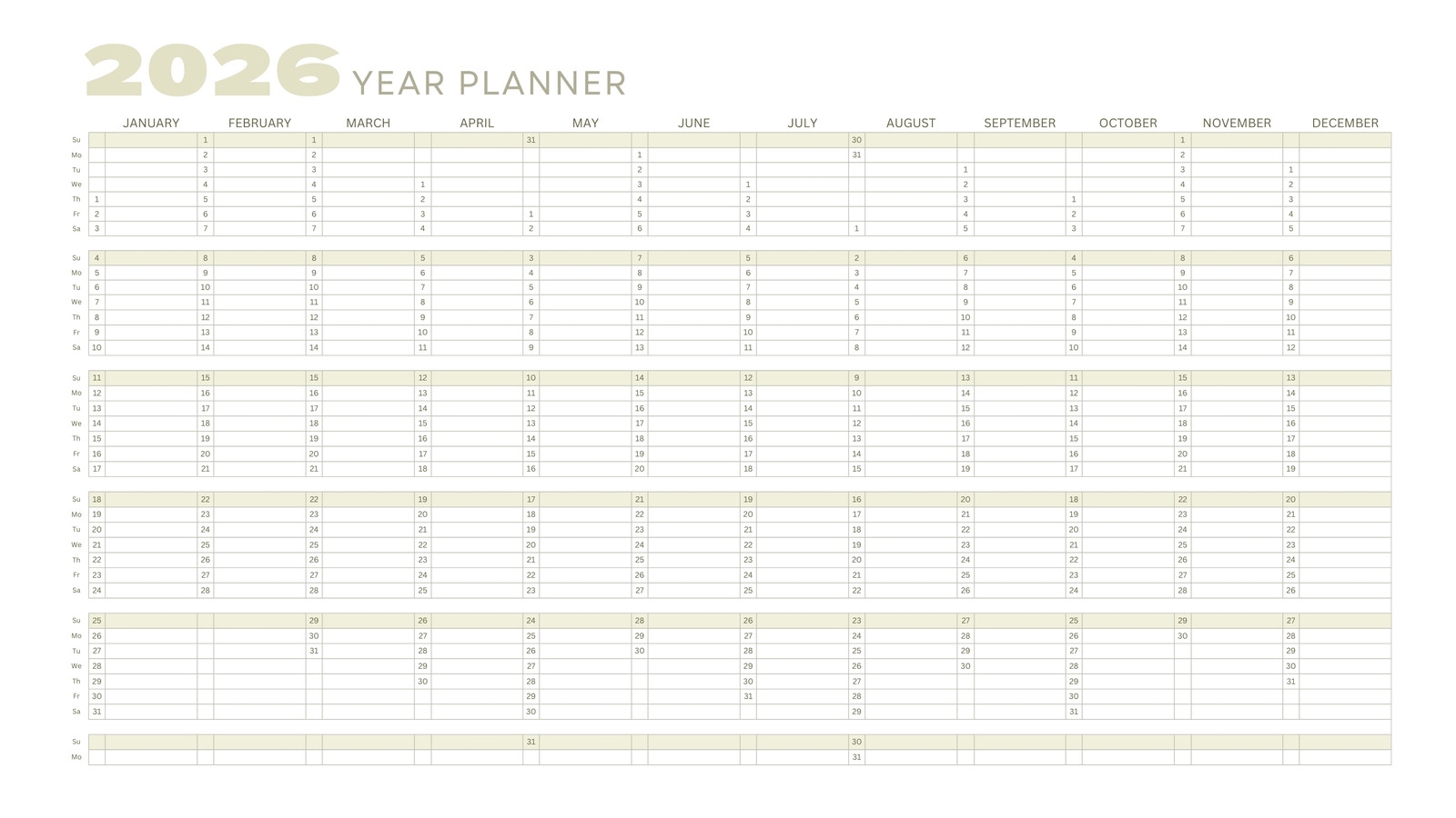 Free Custom Printable Daily Calendar Templates Canva