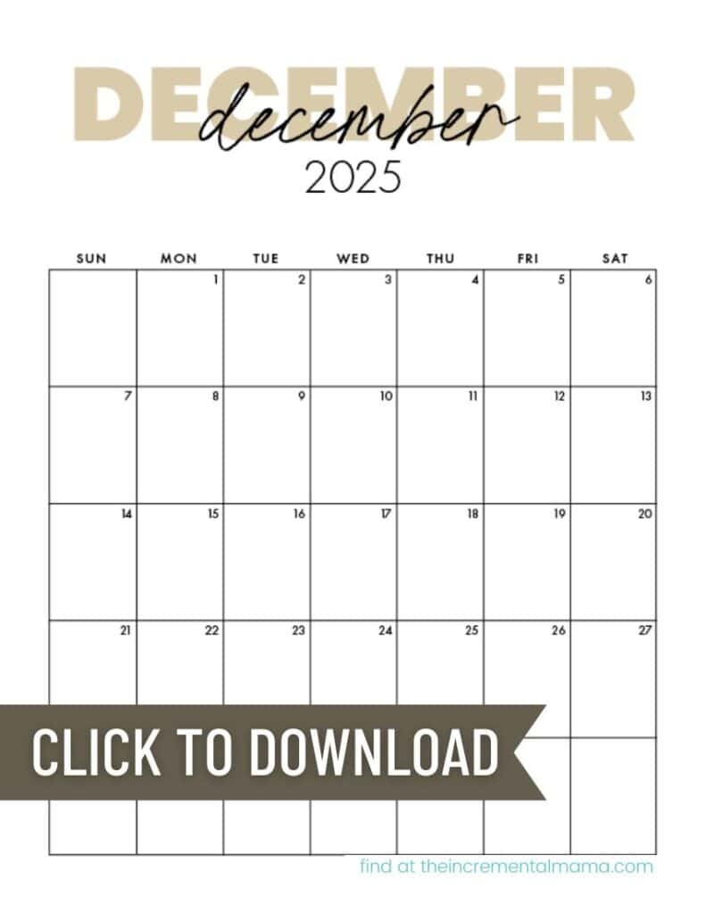 Free Printable 2025 Monthly Calendar January December PDFs 