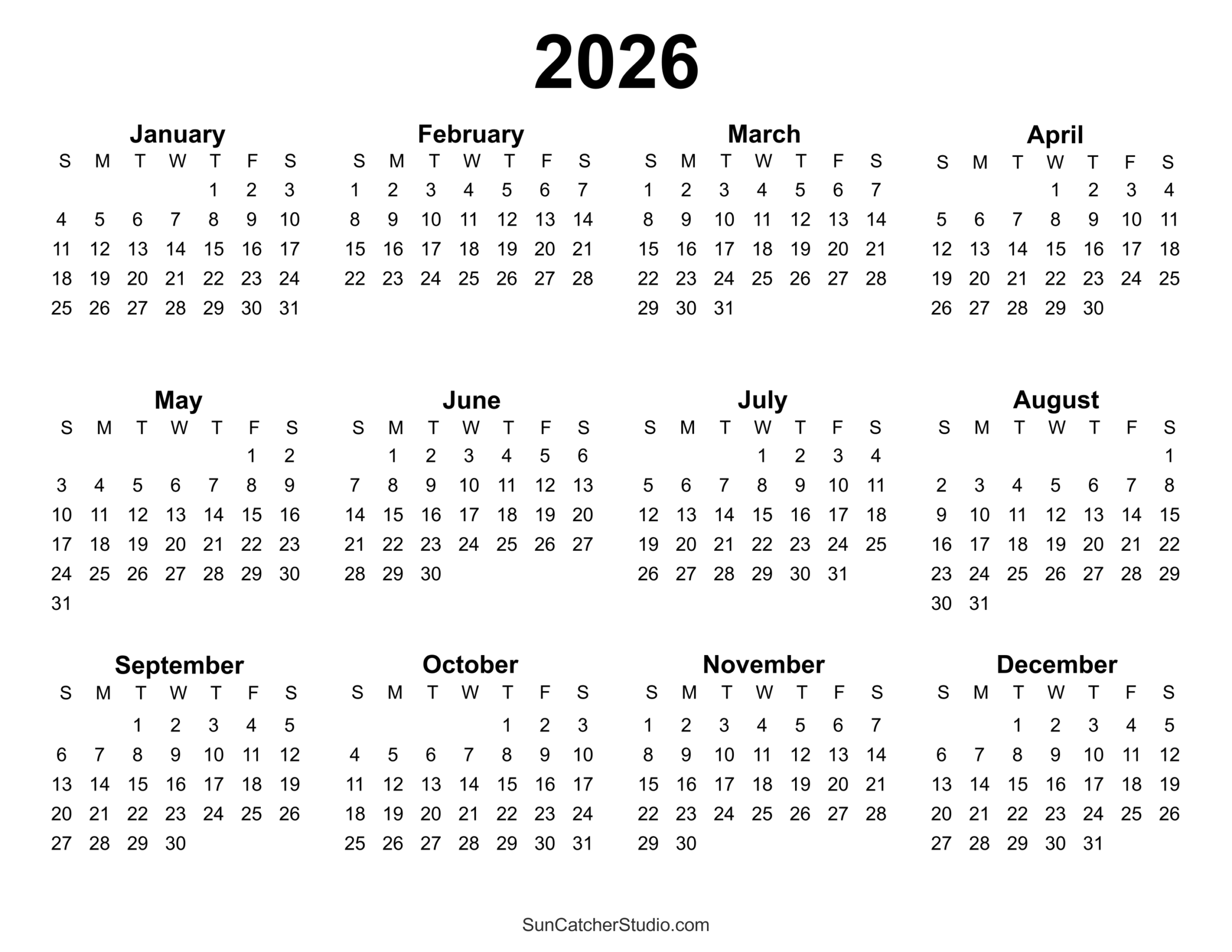 November 2026 Calendar Printable Wincalendar