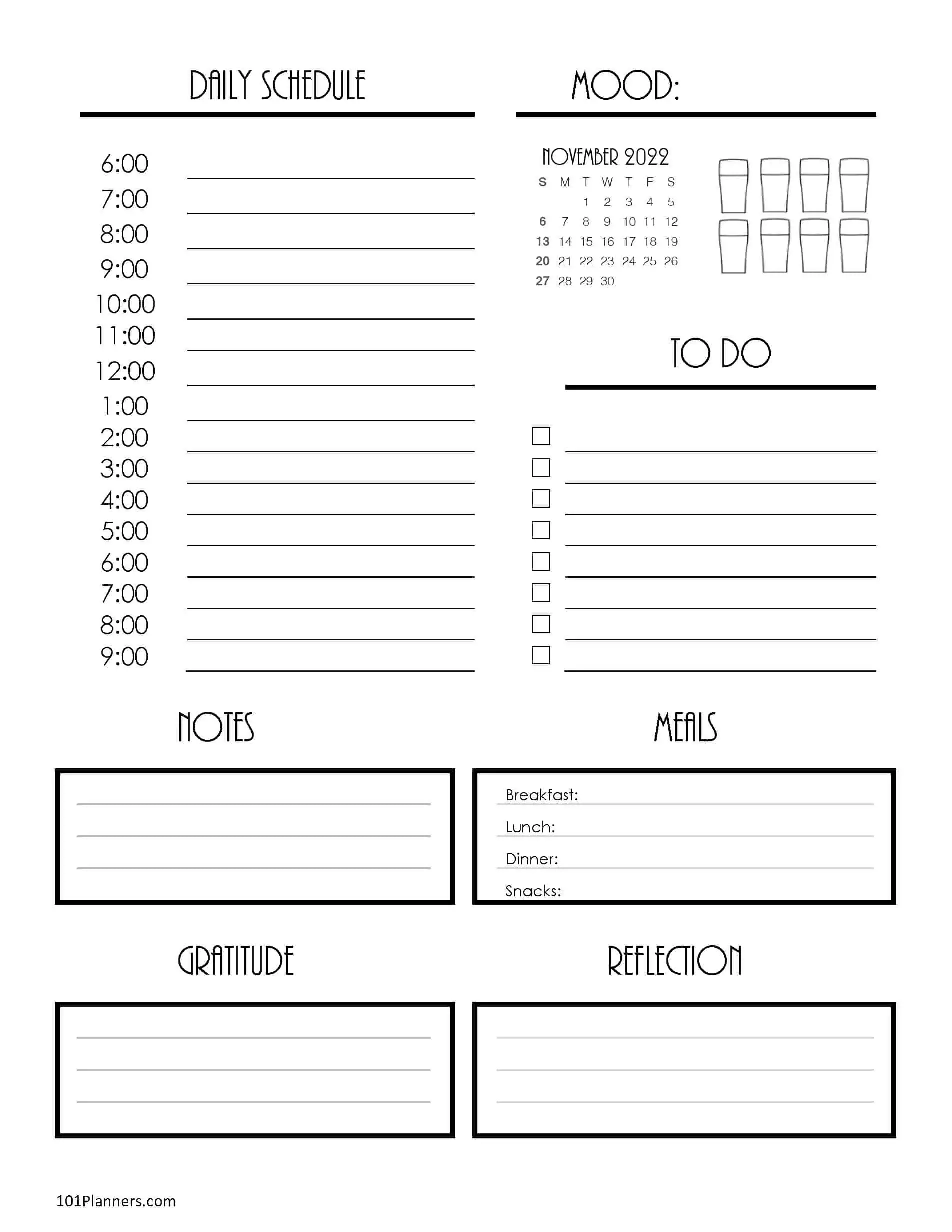 Free Printable November 2026 Calendar Customize Online