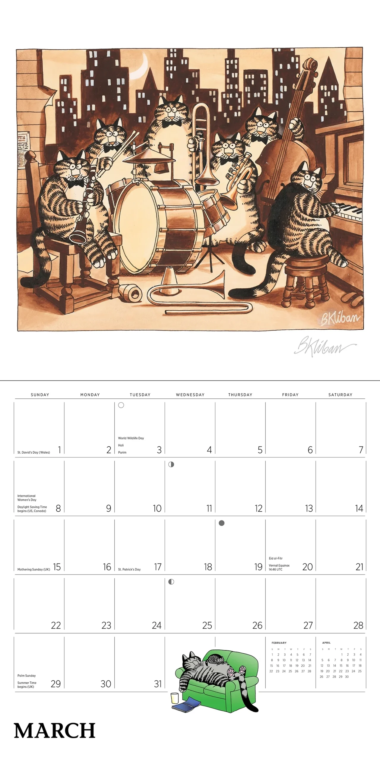 Honey Bee Calendar 2025 Cats Wall 2026 Calendar 365 Cats Page a 