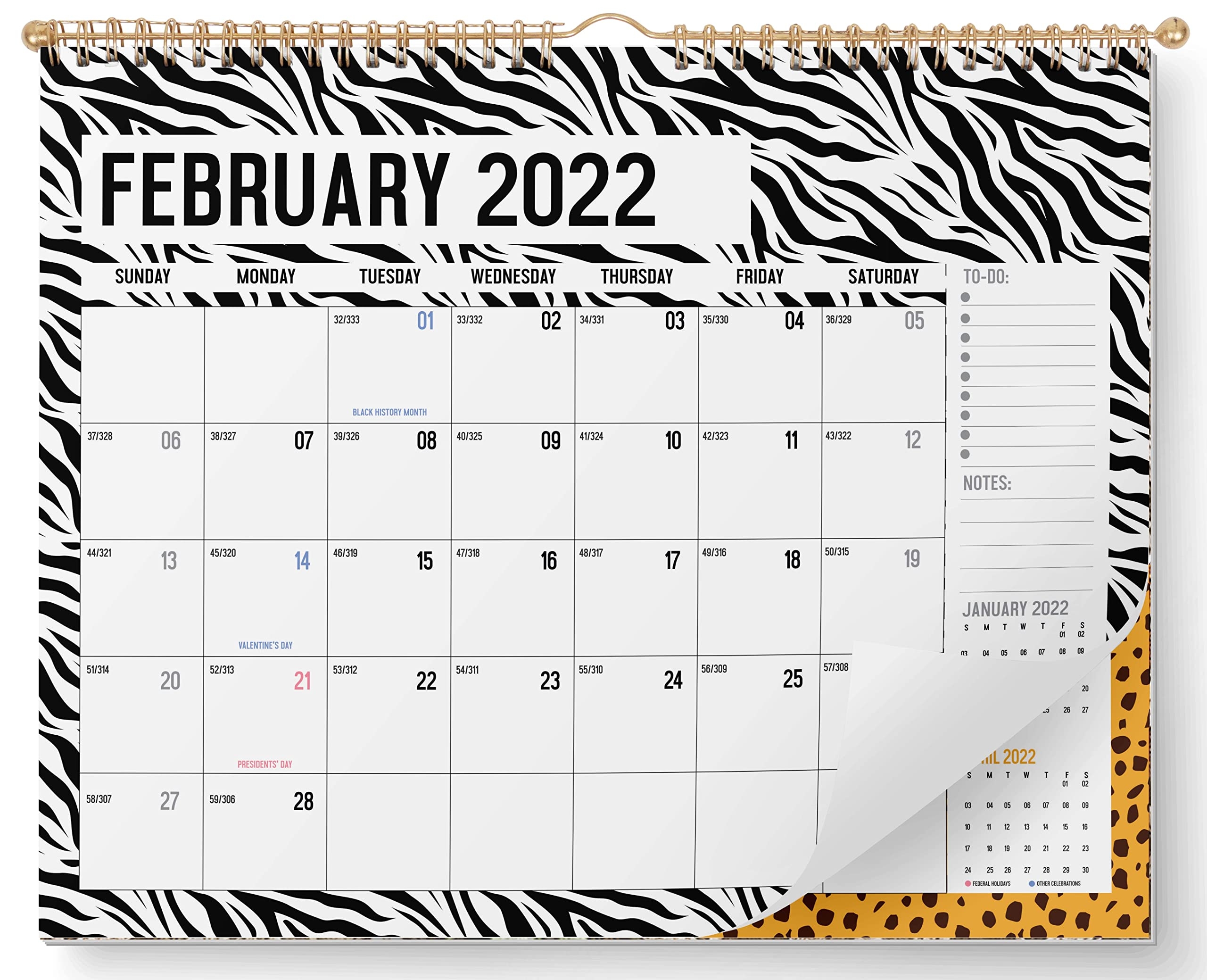 Inkdotpot 11 x8 5 Wall Calendar Runs Until December 2023 Hanging 