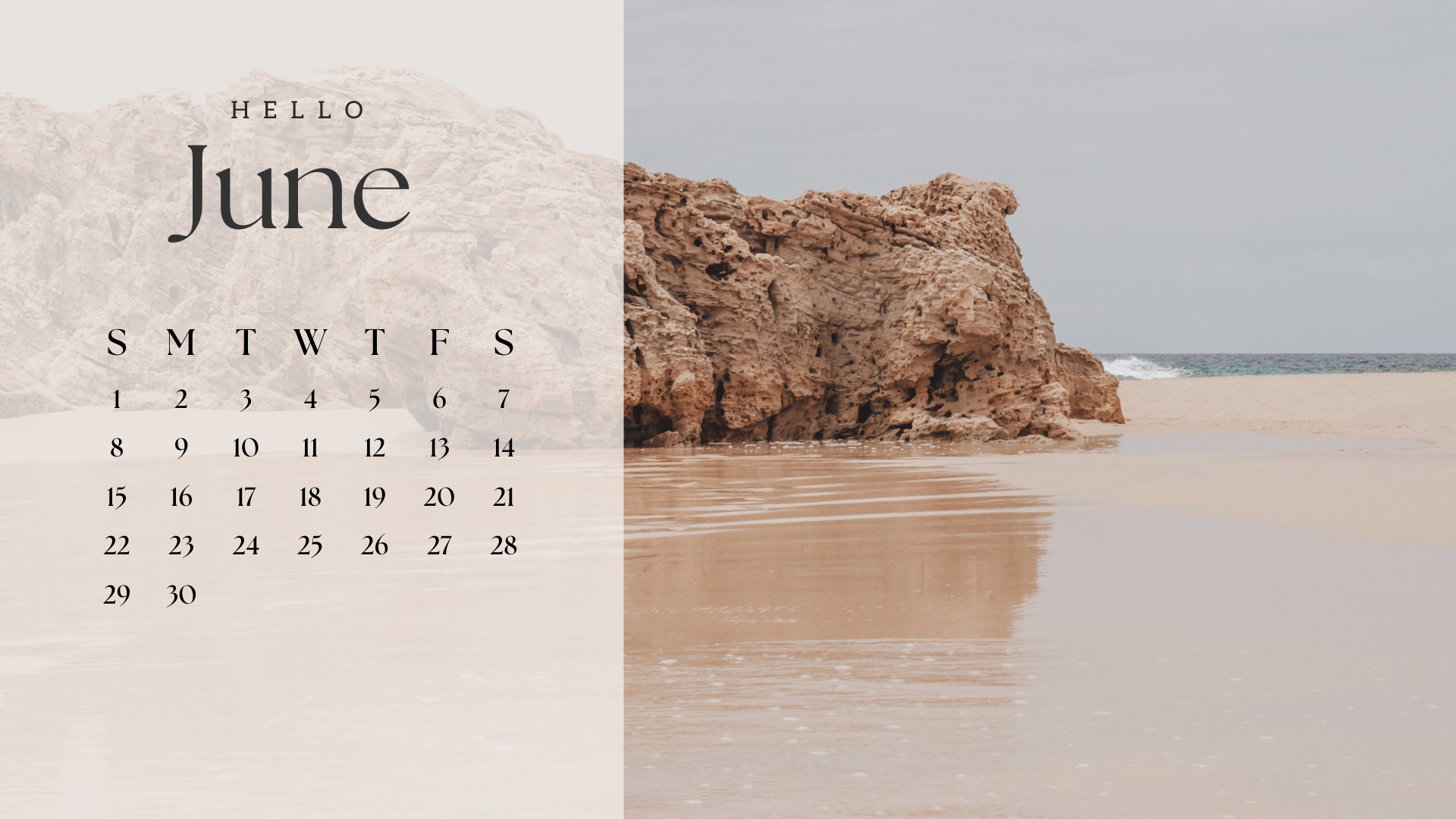 June 2025 Calendar Wallpapers Wallpaper Cave