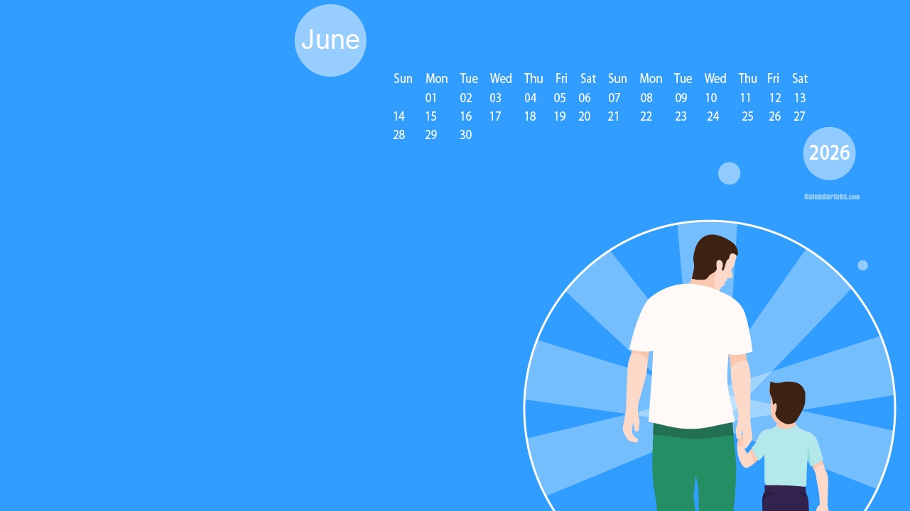 June 2026 Desktop Wallpaper Calendar CalendarLabs