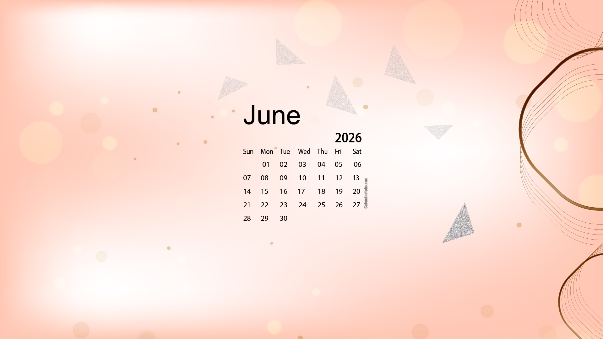 June 2026 Desktop Wallpaper Calendar CalendarLabs