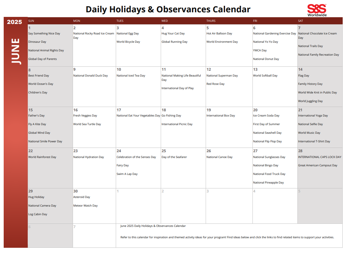 Calendar June 2025 With Holidays Calendar June 2025 With Holidays