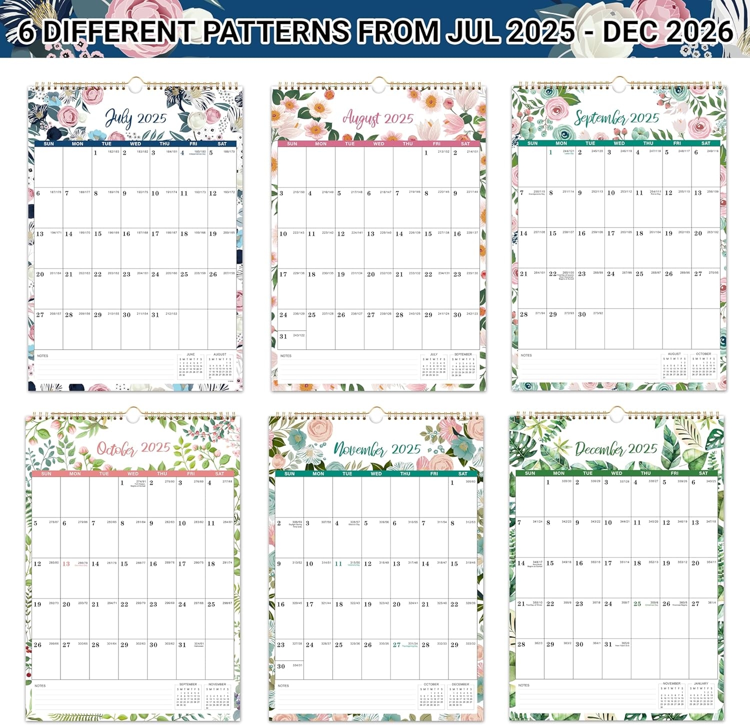 Lafefo 2025 2026 Calendar 2025 2026 Wall Calendar July India Ubuy