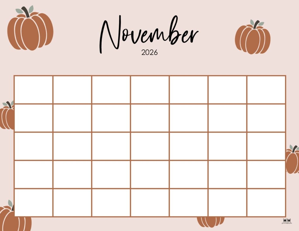Calendar 2026 November Printable With Notes Calendar 2026 November Printable With Notes