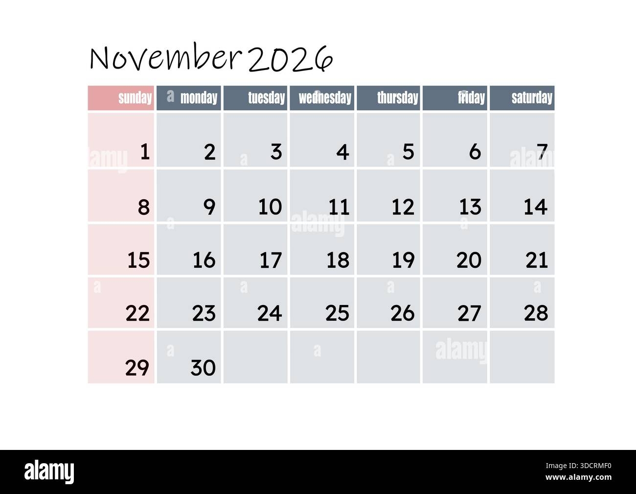 November 2026 Cut Out Stock Images amp Pictures Alamy