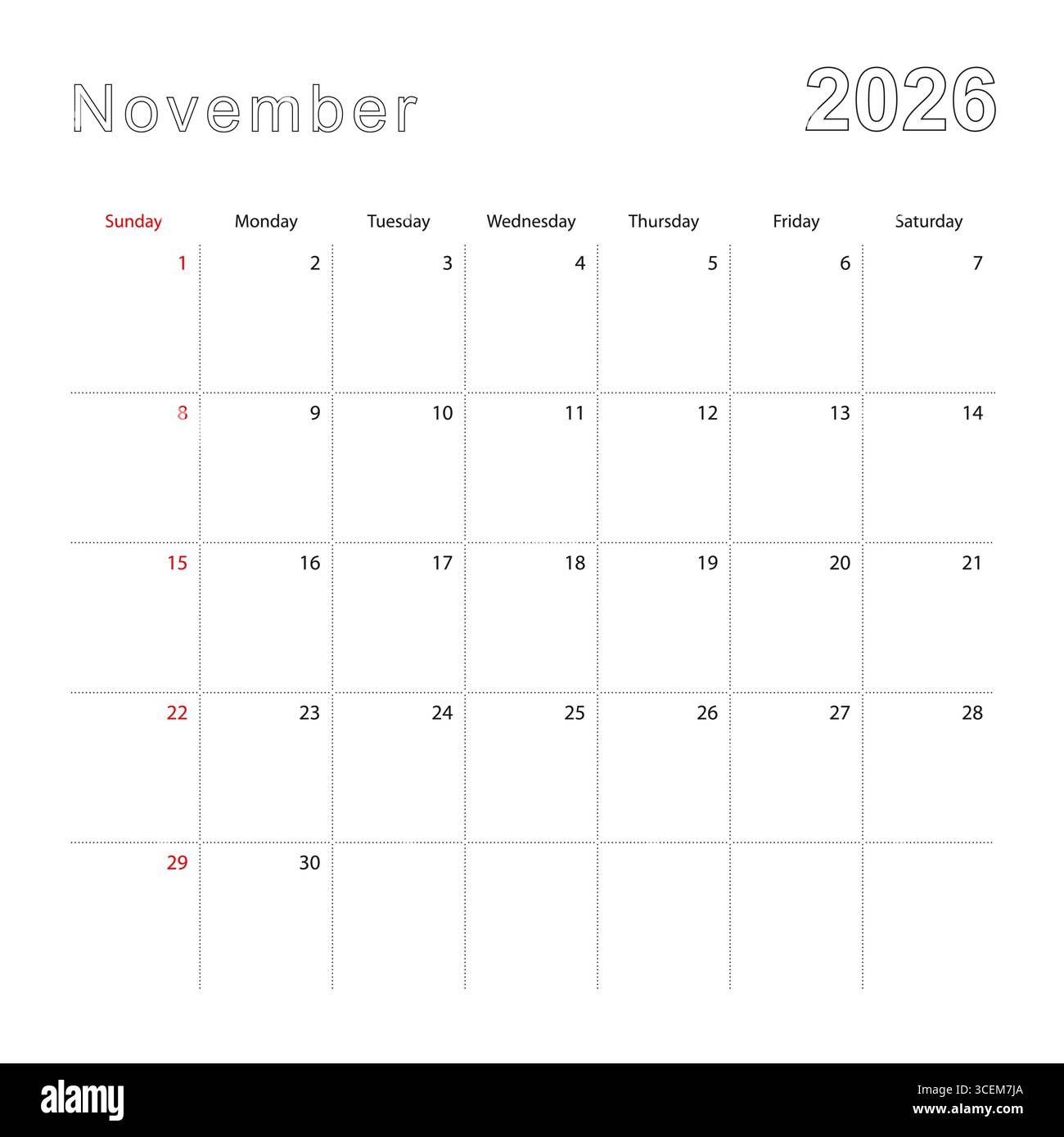 November 2026 Cut Out Stock Images amp Pictures Alamy