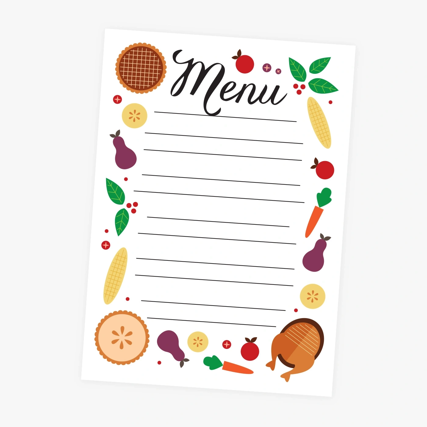 November Printable Menu And Calendar National Association Of 