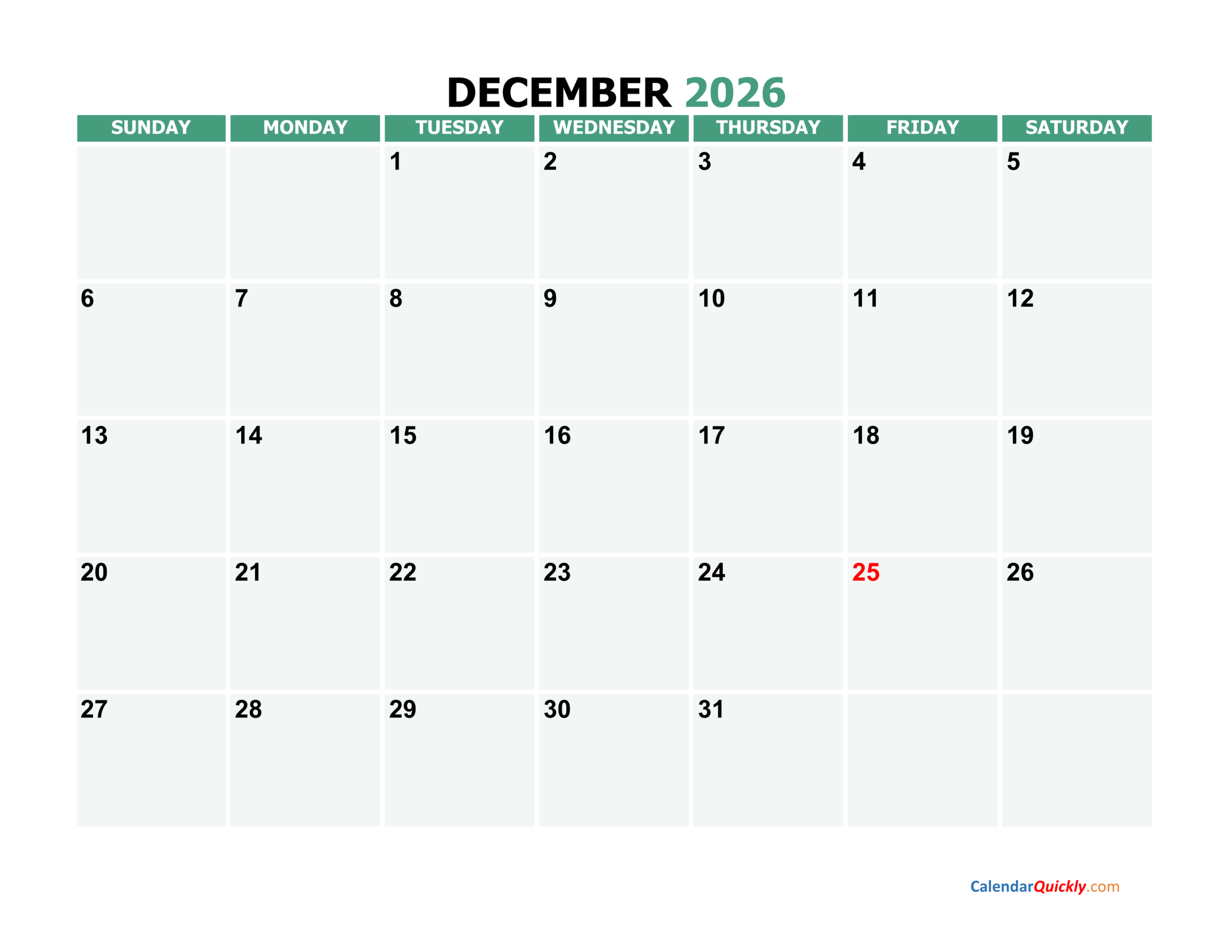 Office Calendar 2026 Desk Calendar Large 22x17 Inch Monthly 