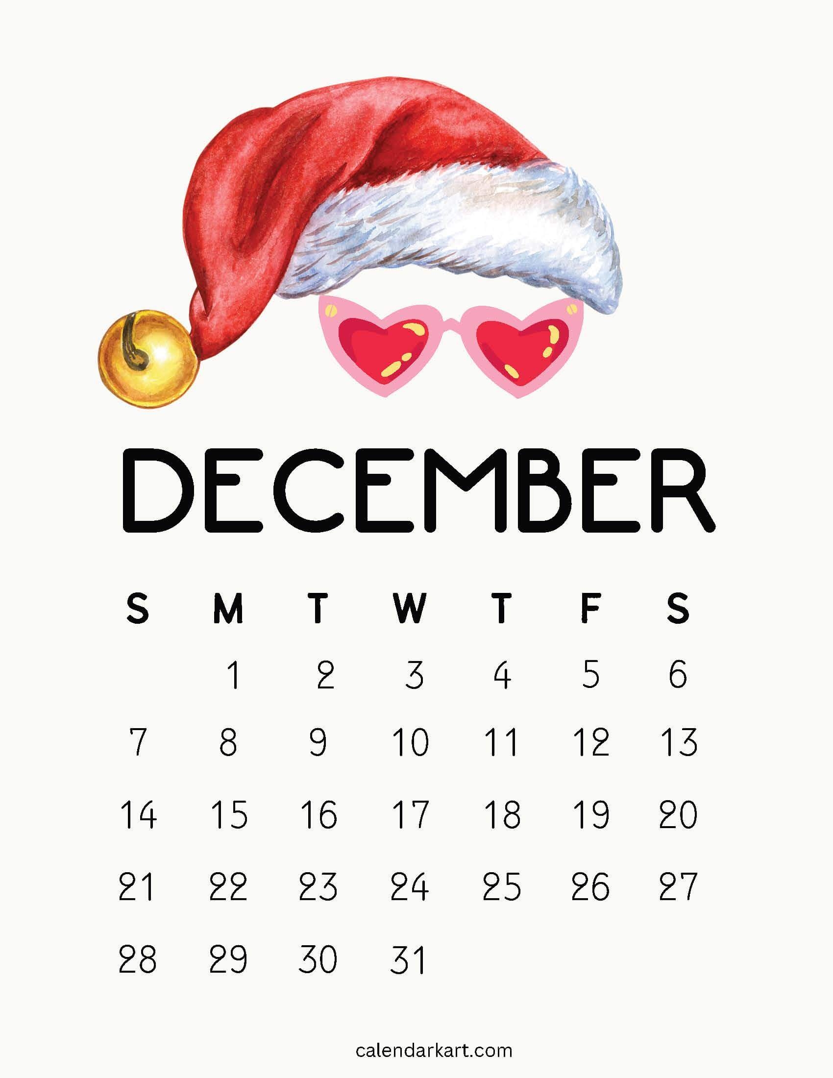 Printable December 2025 Calendars Free Pdf CalendarKart