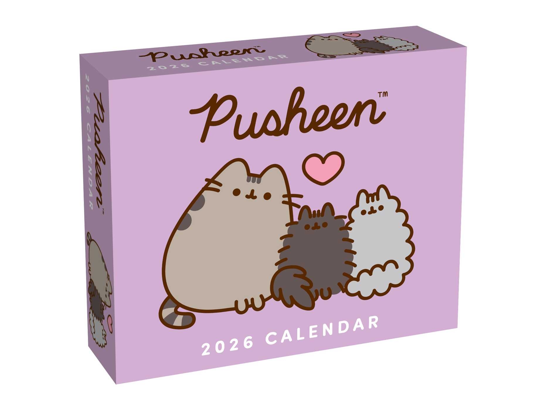 Printable Calendar December 2026 Pusheen