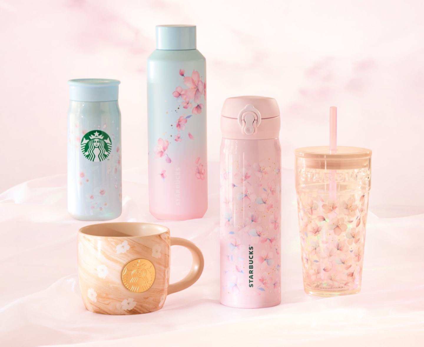 Starbucks Japan Sakura 2025 Collection Limited Edition Mugs And 